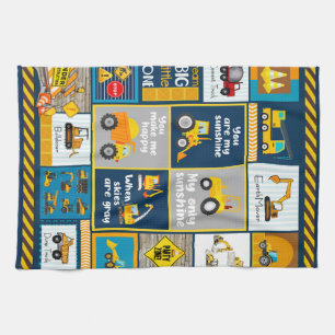 Paño De Cocina Matrícula de Construcción, Regalos de Construcción
