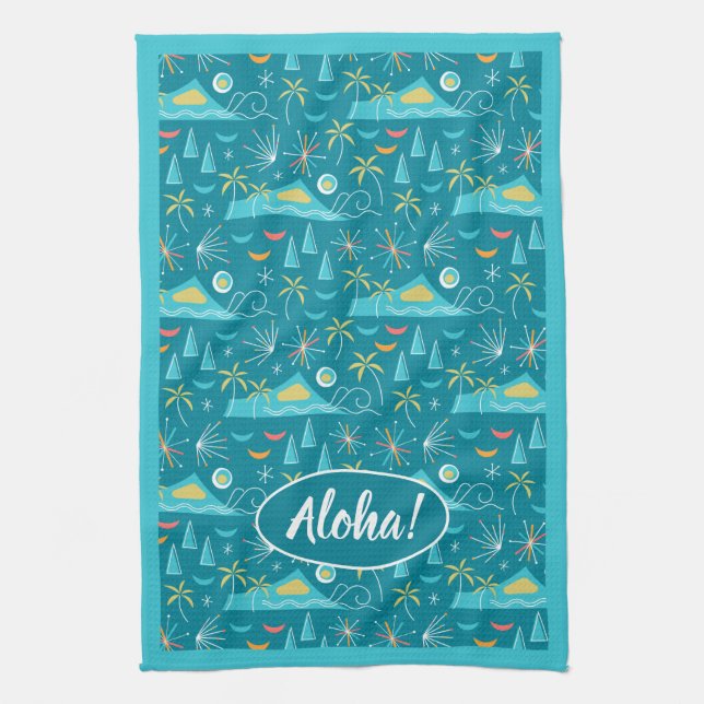 Paño De Cocina MCM Diamond Head Fireworks Party (Vertical)