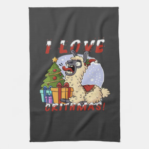 Paño De Cocina ME ENCANTA CRITHMAS Llama