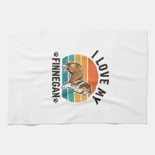 Paño De Cocina Me encanta mi diseño de camiseta con el nombre de
