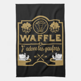 Paño De Cocina Me encantan los Waffles