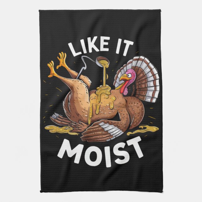 Paño De Cocina Me Gusta La Gravedad De Moist Thankding Turkey (Vertical)