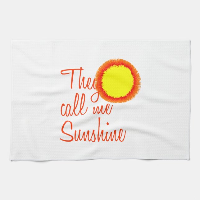 Paño De Cocina Me llaman Sunshine (Horizontal)
