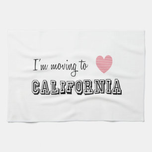 Paño De Cocina Me mudo a California