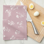 Paño De Cocina Meadow flor silvestre delicado patrón rubor<br><div class="desc">Patrón de flores silvestres de pradera - rosa rubor</div>