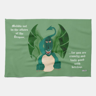 Paño De Cocina Meddle Not - Dragon Funny