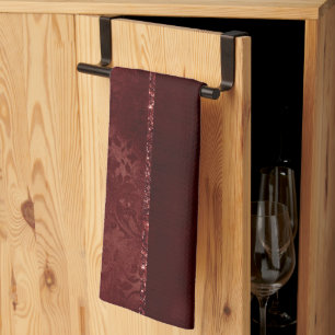 Paño De Cocina Medianoche Henna Romance   Dámpara de zumbido de s