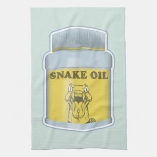 Paño De Cocina Medicina alternativa al aceite de serpiente