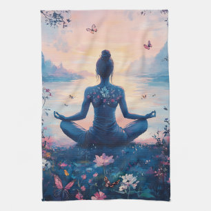 Paño De Cocina Meditación Serena al Amanecer (2)