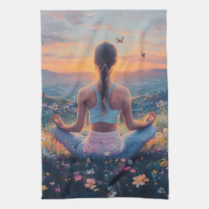 Paño De Cocina Meditación Serena al Amanecer (4)