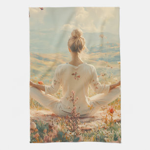 Paño De Cocina Meditación Serena al Amanecer (5)