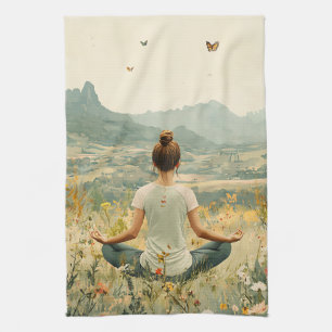 Paño De Cocina Meditación Serena al Amanecer (6)