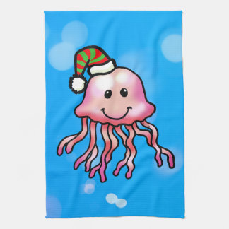 Paño De Cocina Medusa de Dibujos Animados Festiva y Adorable