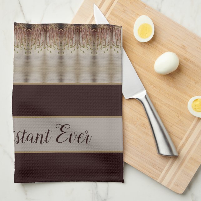 Paño De Cocina Mejor Asistente de la historia (Doblado Cuarto)