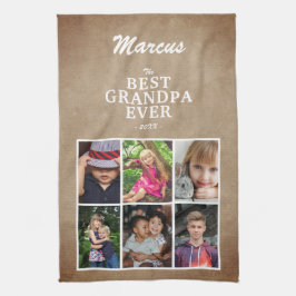 Paño De Cocina Mejor Collage de fotos de la Familia Abuela Keepsa