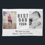 Paño De Cocina Mejor Collage de fotos del Día 2 del Padre Mal Nun<br><div class="desc">La mejor toalla de Collage de fotos del Día 2 del Padre. Personalice la toalla con sus fotos - introduzca dos fotos en las plantillas. Moderna tipografía audaz Best Dad Ever - puedes cambiar cualquier parte del texto si quieres. Crea tu propio regalo personal para el día del padre para...</div>