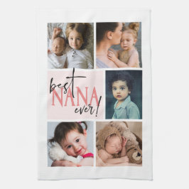 Paño De Cocina Mejor Collage de fotos Nana Ever