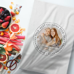 Paño De Cocina Mejor foto clásica de la abuela moderna