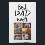Paño De Cocina Mejor foto de la familia de papá de 6 Collages de<br><div class="desc">La toalla de cocina del patrón fotográfico de la familia Best Dad Ever 6 Collages de fotos. Añade 6 fotos de la familia. Esta toalla de cocina personalizada es un regalo perfecto para el padre por el Día del Padre,  cumpleaños o Navidades.</div>
