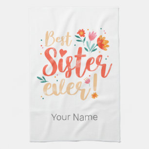 Paño De Cocina Mejor Hermandad Chicas Vintage Florales Retro Dise
