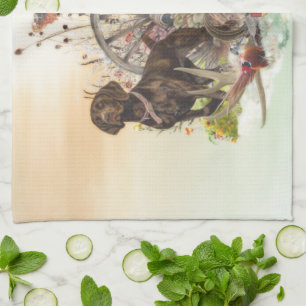 Paño De Cocina Mejor momento para cazar , GSP