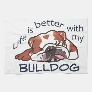 Paño De Cocina Mejore con el bulldog