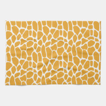 Mellow Yellow Giraffe Pattern