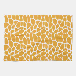 Paño De Cocina Mellow Yellow Giraffe Pattern