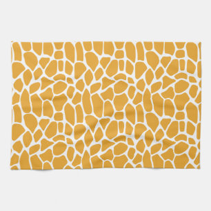 Paño De Cocina Mellow Yellow Giraffe Pattern