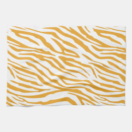 Paño De Cocina Mellow Yellow Zebra Pattern