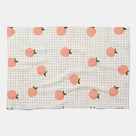 Paño De Cocina Melocotón gingham de Peachify
