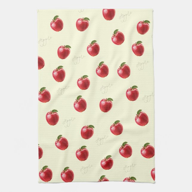 Paño De Cocina Melocotonizar Manzanas (Vertical)