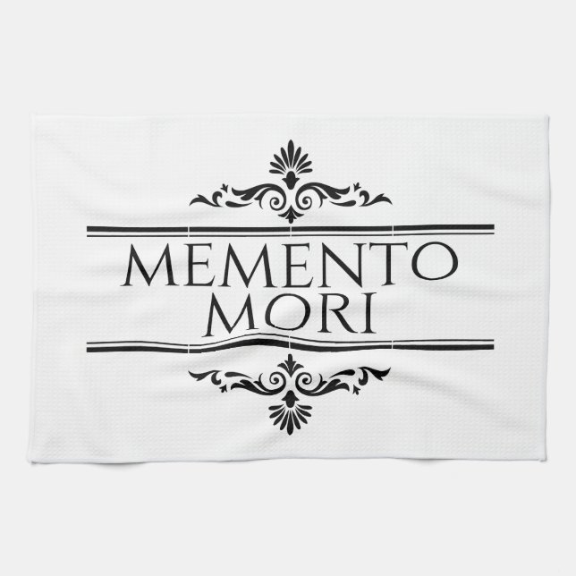 Paño De Cocina Memento Mori (Horizontal)