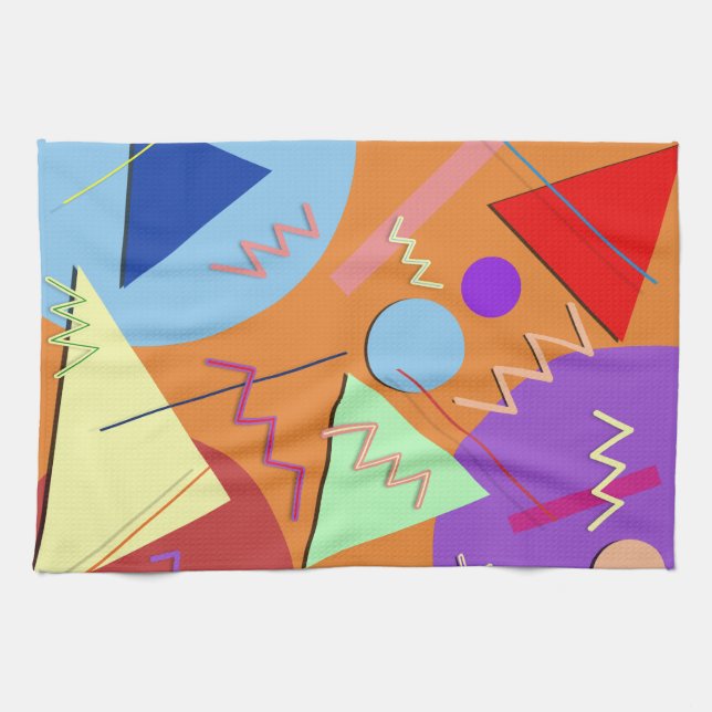 Paño De Cocina Memphis Nº 8 (Horizontal)