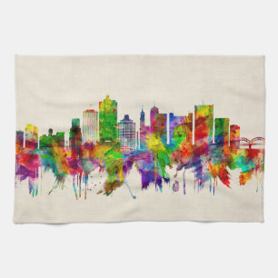 Paño De Cocina Memphis Tennessee Skyline