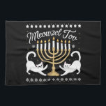 Paño De Cocina Meowzel Tov Funny Chanukah Hanukkah Suéter feo<br><div class="desc">Meowzel Tov Funny Chanukah Hanukkah Suéter feo</div>