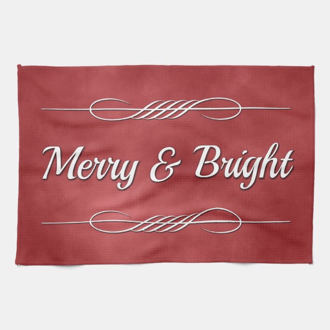Paño De Cocina Merry y Bright (Horizontal)