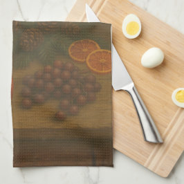 Paño De Cocina Mesa de hoja perenne – Luz de velas y calma