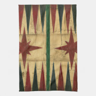 Paño De Cocina Mesa de juego de Backgammon antiguo de Ethan Harpe