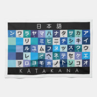 Mesa katakana japonesa