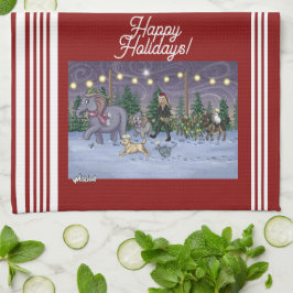 Paño De Cocina Metalphant Family Tree Kitchen Towel