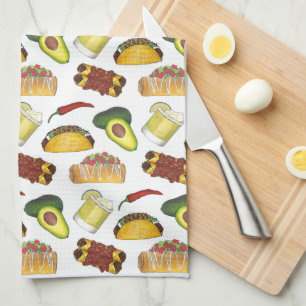Paño De Cocina México México Tex Mex Food Taco Enchilada Chimicha