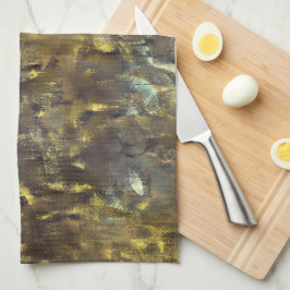 Paño De Cocina Mezcla de textura de manchas ásperas y sucias y "l