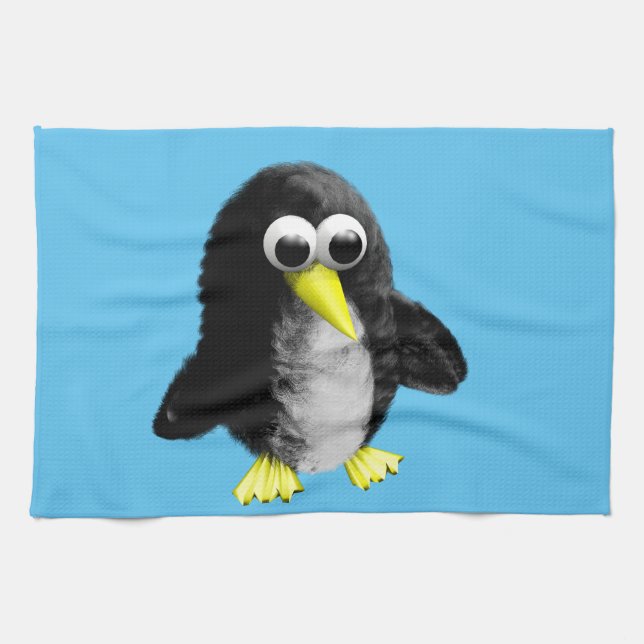 Paño De Cocina Mi amigo el pingüino (Horizontal)