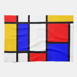 Paño De Cocina Mi cocina Mondrian