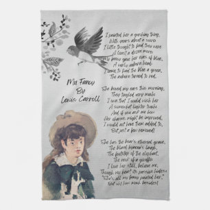 Paño De Cocina Mi Poema De Fancy Por Lewis Carroll