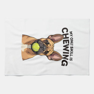 Paño De Cocina Mi única habilidad es masticar pelotas de tenis de