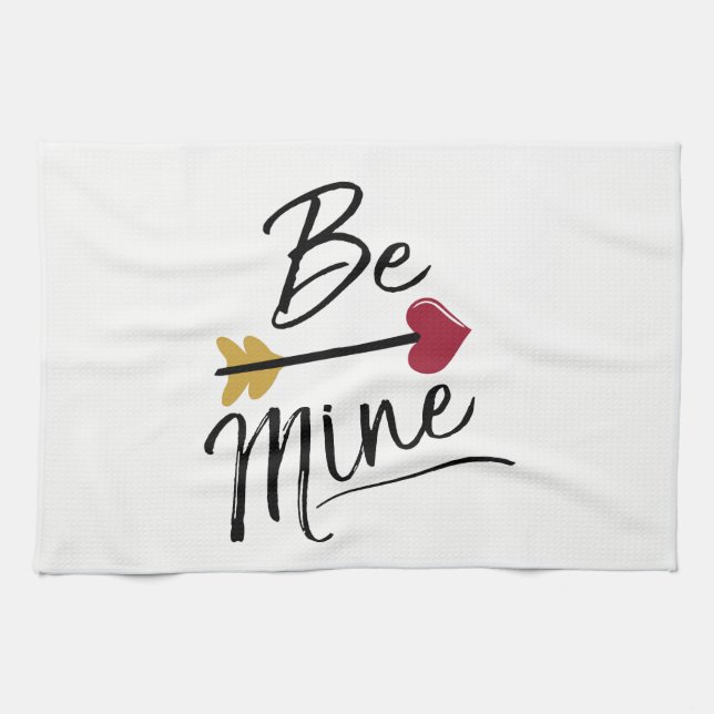Paño De Cocina Mía linda San Valentín (Horizontal)