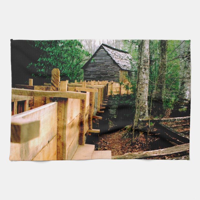 Paño De Cocina Mill Scene (Horizontal)