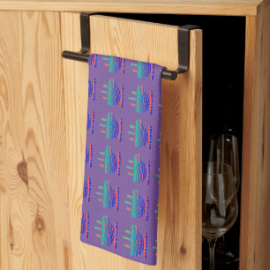 Paño De Cocina Mini Rainbow Cup De Java Repetir Violeta
